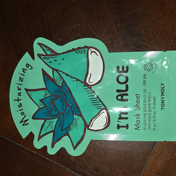 (J21) I'm Aloe Moisturizing Mask Sheet - Green - Picture 3 of 5
